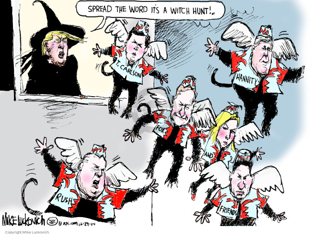 Image result for witch hunt cartoon