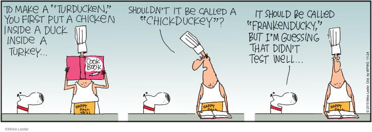 The Turducken Comics And Cartoons | The Cartoonist Group