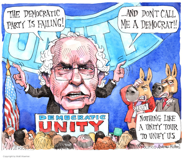 Image result for cartoons about failing democratic party