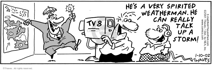 Cartoonist Bob Thaves Tom Thaves  Frank and Ernest 2002-01-10 