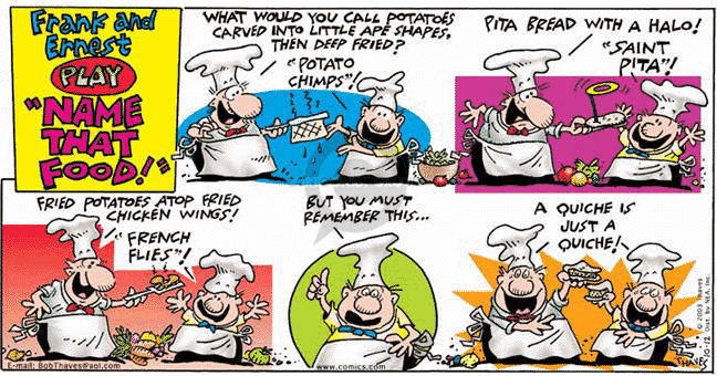 Cartoonist Bob Thaves Tom Thaves  Frank and Ernest 2003-10-12 