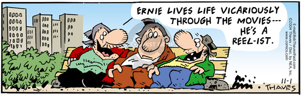 Cartoonist Bob Thaves Tom Thaves  Frank and Ernest 2004-11-01 