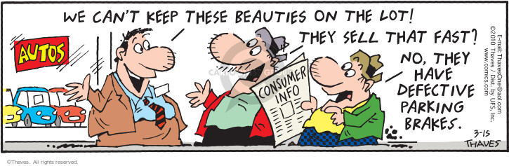 Cartoonist Bob Thaves Tom Thaves  Frank and Ernest 2010-03-15 