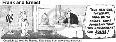 Cartoonist Bob Thaves Tom Thaves  Frank and Ernest 1973-01-03 