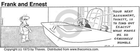 Cartoonist Bob Thaves Tom Thaves  Frank and Ernest 1973-10-04 