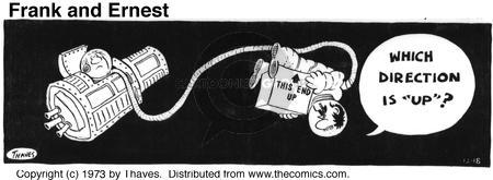 Cartoonist Bob Thaves Tom Thaves  Frank and Ernest 1973-12-18 