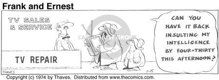 Cartoonist Bob Thaves Tom Thaves  Frank and Ernest 1974-01-15 