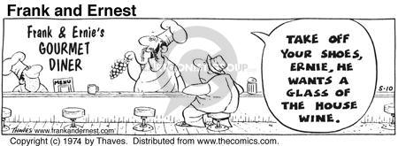 Cartoonist Bob Thaves Tom Thaves  Frank and Ernest 1974-05-10 