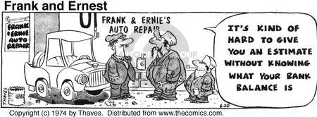 Cartoonist Bob Thaves Tom Thaves  Frank and Ernest 1974-06-20 