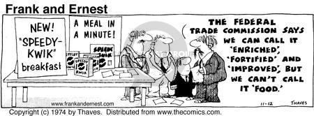 Cartoonist Bob Thaves Tom Thaves  Frank and Ernest 1974-11-12 