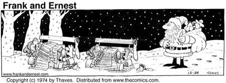 Cartoonist Bob Thaves Tom Thaves  Frank and Ernest 1974-12-24 