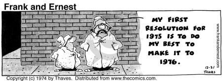 Cartoonist Bob Thaves Tom Thaves  Frank and Ernest 1974-12-31 