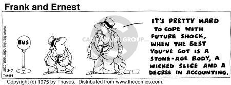 Cartoonist Bob Thaves Tom Thaves  Frank and Ernest 1975-03-07 