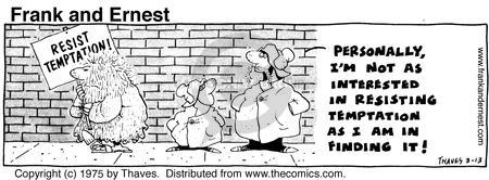 Cartoonist Bob Thaves Tom Thaves  Frank and Ernest 1975-03-13 