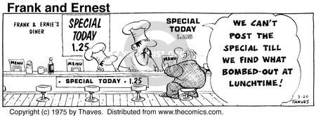 Cartoonist Bob Thaves Tom Thaves  Frank and Ernest 1975-03-20 