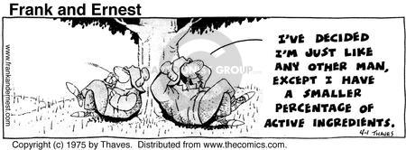 Cartoonist Bob Thaves Tom Thaves  Frank and Ernest 1975-04-01 