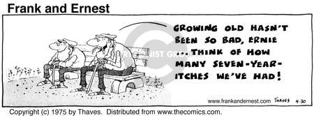 Cartoonist Bob Thaves Tom Thaves  Frank and Ernest 1975-04-30 