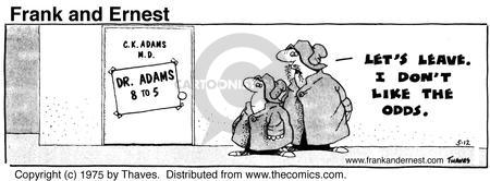 Cartoonist Bob Thaves Tom Thaves  Frank and Ernest 1975-05-12 