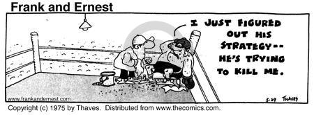 Cartoonist Bob Thaves Tom Thaves  Frank and Ernest 1975-05-29 