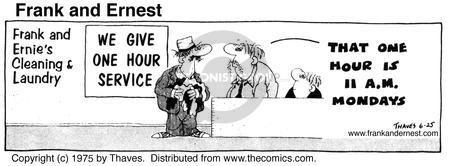 Cartoonist Bob Thaves Tom Thaves  Frank and Ernest 1975-06-25 