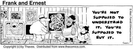 Cartoonist Bob Thaves Tom Thaves  Frank and Ernest 1975-07-24 