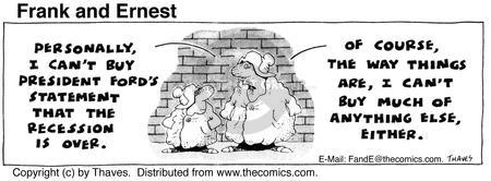 Cartoonist Bob Thaves Tom Thaves  Frank and Ernest 1975-08-05 