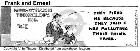 Cartoonist Bob Thaves Tom Thaves  Frank and Ernest 1975-08-07 