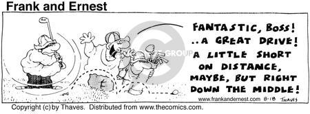 Cartoonist Bob Thaves Tom Thaves  Frank and Ernest 1975-08-18 