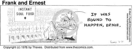 Cartoonist Bob Thaves Tom Thaves  Frank and Ernest 1976-03-31 