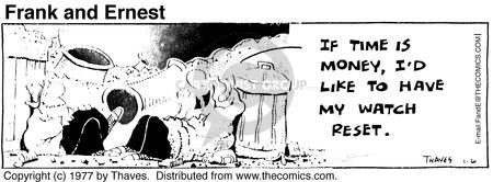 Cartoonist Bob Thaves Tom Thaves  Frank and Ernest 1977-01-06 