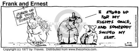 Cartoonist Bob Thaves Tom Thaves  Frank and Ernest 1977-08-29 