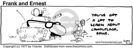 Cartoonist Bob Thaves Tom Thaves  Frank and Ernest 1977-09-12 