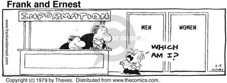 Cartoonist Bob Thaves Tom Thaves  Frank and Ernest 1979-03-15 