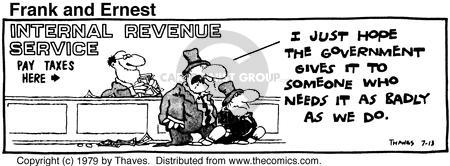 Cartoonist Bob Thaves Tom Thaves  Frank and Ernest 1979-07-13 