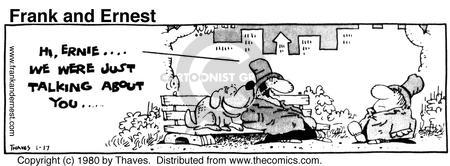 Cartoonist Bob Thaves Tom Thaves  Frank and Ernest 1980-01-17 