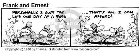 Cartoonist Bob Thaves Tom Thaves  Frank and Ernest 1980-02-26 