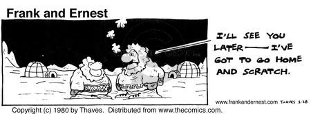 Cartoonist Bob Thaves Tom Thaves  Frank and Ernest 1980-02-28 