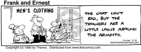 Cartoonist Bob Thaves Tom Thaves  Frank and Ernest 1980-05-14 