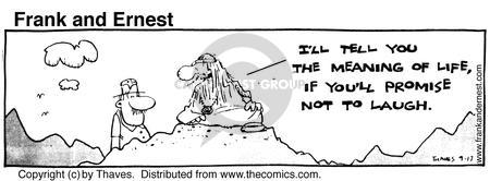 Cartoonist Bob Thaves Tom Thaves  Frank and Ernest 1980-09-17 
