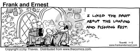 Cartoonist Bob Thaves Tom Thaves  Frank and Ernest 1981-01-17 