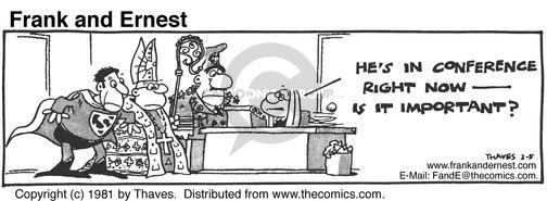 Cartoonist Bob Thaves Tom Thaves  Frank and Ernest 1981-02-05 