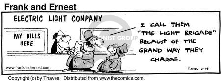 Cartoonist Bob Thaves Tom Thaves  Frank and Ernest 1981-02-14 