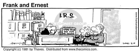 Cartoonist Bob Thaves Tom Thaves  Frank and Ernest 1981-09-10 