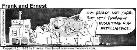 Cartoonist Bob Thaves Tom Thaves  Frank and Ernest 1982-08-21 