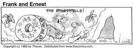 Cartoonist Bob Thaves Tom Thaves  Frank and Ernest 1983-01-26 