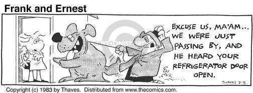 Cartoonist Bob Thaves Tom Thaves  Frank and Ernest 1983-02-15 