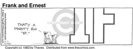 Cartoonist Bob Thaves Tom Thaves  Frank and Ernest 1983-08-31 