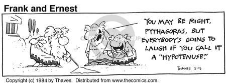 Cartoonist Bob Thaves Tom Thaves  Frank and Ernest 1984-05-13 