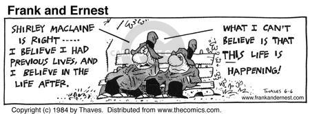 Cartoonist Bob Thaves Tom Thaves  Frank and Ernest 1984-06-06 