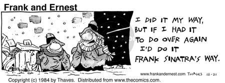 Cartoonist Bob Thaves Tom Thaves  Frank and Ernest 1984-12-21 